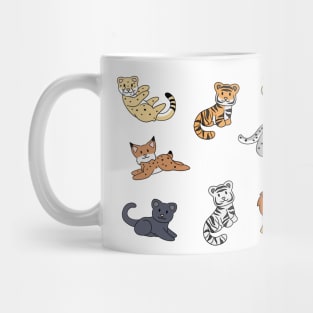 Wild Cat Pattern Mug